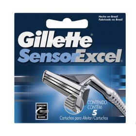 Rechanges pour Lame de Rasoir Sensor Excel Gillette 29754 de Gillette, Homme - Réf : S0550882, Prix : 9,73 €, Remise : %