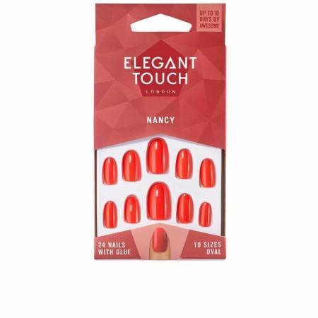 Falsche Nägel Elegant Touch Polished Colour Oval Nancy (24 uds) von Elegant Touch, Nagelstudio-Sets - Ref: S0591180, Preis: 6...