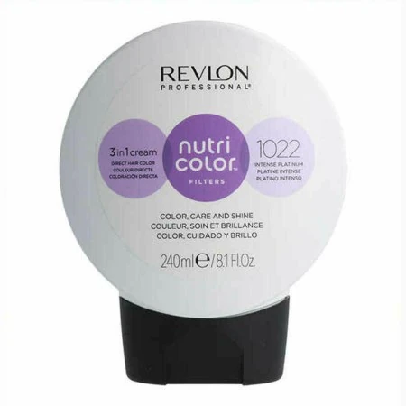 Dauerfärbung Revlon Nutri Color Nº 1022 Intense Platinum 240 ml | Epamu | Beauty Shop - Parfums, Make-up & Essentials Epamu.eu