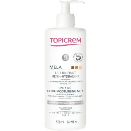 Leche Hidratante Corporal Topicrem Mela Antimanchas 500 ml | Epamu.eu | Beauty Shop - Parfums, Make-up & Essentials Epamu.eu