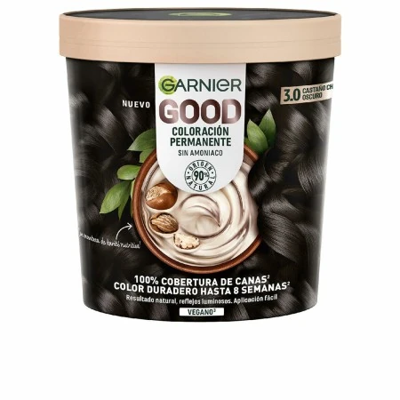 Permanent Dye Garnier Good Dark Brown Nº 3.0 (1 Unit) | Epamu | Beauty Shop - Parfums, Make-up & Essentials Epamu.eu