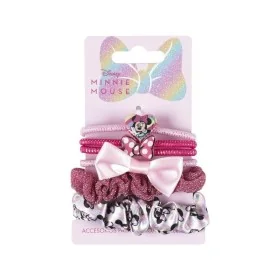 Hair ties Minnie Mouse 6 Pieces by Minnie Mouse, Ponytail Holders - Ref: S2442993, Price: 4,53 €, Discount: %