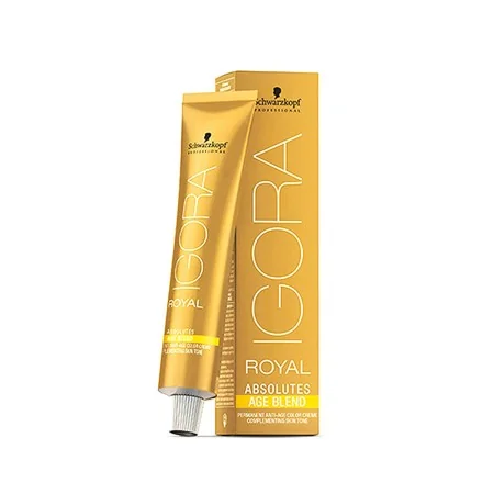 Tinte Permanente Antiedad Igora Royal Absolutes Schwarzkopf Igora Royal 8-140 Age Blend (60 ml) | Epamu | Beauty Shop - Parfums, Make-up & Essentials Epamu.eu