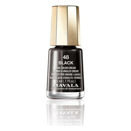 Nail polish Nail Color Cream Mavala 48-black (5 ml) | Epamu | Beauty Shop - Parfums, Make-up & Essentials Epamu.eu