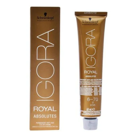 Anti-Ageing Colouring Gel Igora Absolutes N6-70 Schwarzkopf (60 ml) | Epamu | Beauty Shop - Parfums, Make-up & Essentials Epamu.eu