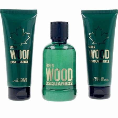 Women's Perfume Set Dsquared2 GREEN WOOD 3 Pieces | Epamu | Beauty Shop - Parfums, Make-up & Essentials Epamu.eu