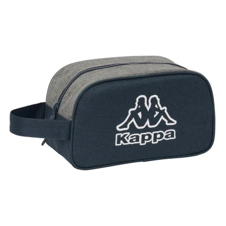 Kulturbeutel für die Schule Kappa Dark navy Grau Marineblau 26 x 15 x 12 cm | Epamu | Beauty Shop - Parfums, Make-up & Essentials Epamu.eu