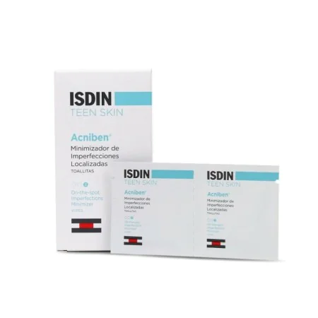 Anti-imperfection Treatment Isdin Acniben Wipes (30 uds) | Epamu.eu | Beauty Shop - Parfums, Make-up & Essentials Epamu.eu