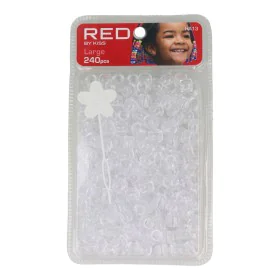 Perles Red Kiss Kiss L Transparent 240 Pièces de Red Kiss, Piques et épingles à cheveux - Réf : S4262725, Prix : 4,76 €, Remi...