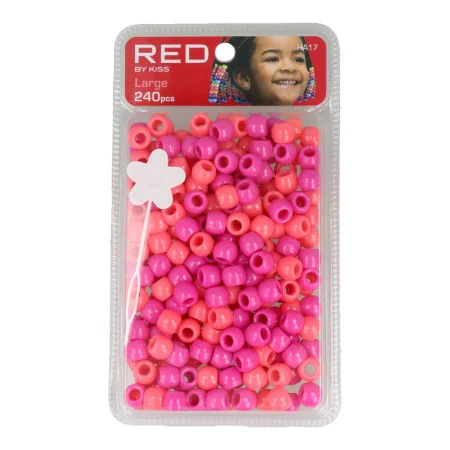 Glass beads Red Kiss Kiss L Pink 240 Pieces | Epamu | Beauty Shop - Parfums, Make-up & Essentials Epamu.eu