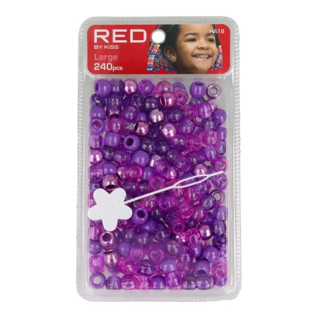 Glass beads Red Kiss Kiss L Purple 240 Pieces | Epamu.eu | Beauty Shop - Parfums, Make-up & Essentials Epamu.eu