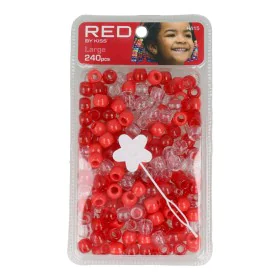 Glass beads Red Kiss Kiss L Red 240 Pieces by Red Kiss, Hair Pins - Ref: S4262730, Price: 4,76 €, Discount: %