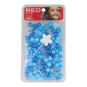 Glass beads Red Kiss Kiss L Blue 240 Pieces by Red Kiss, Hair Pins - Ref: S4262731, Price: 4,76 €, Discount: %