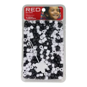 Glass beads Red Kiss Kiss Regular White Black 1000 Pieces by Red Kiss, Hair Pins - Ref: S4262769, Price: 5,55 €, Discount: %