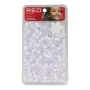 Glass beads Red Kiss Kiss Regular White Transparent 1000 Pieces | Epamu.eu | Beauty Shop - Parfums, Make-up & Essentials Epamu.eu