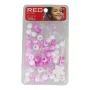 Glass beads Red Kiss Kiss Xl White Pink 100 Pieces | Epamu | Beauty Shop - Parfums, Make-up & Essentials Epamu.eu