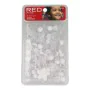 Glass beads Red Kiss Kiss Xl White 100 Pieces | Epamu.eu | Beauty Shop - Parfums, Make-up & Essentials Epamu.eu