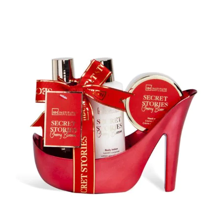 Conjunto de higiene IDC Institute Secret Stories - Cherry Blossom Sapato Vermelho 4 Peças | Epamu.eu | Beauty Shop - Parfums, Make-up & Essentials Epamu.eu