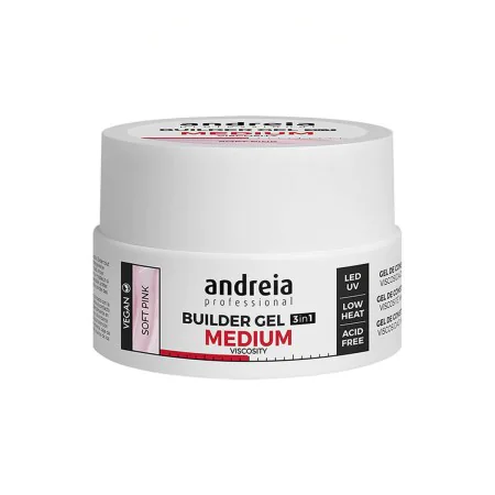 Gel-Nagellack Medium Viscosity Andreia Professional Builder Rosa (22 g) | Epamu.eu | Beauty Shop - Parfums, Make-up & Essentials Epamu.eu