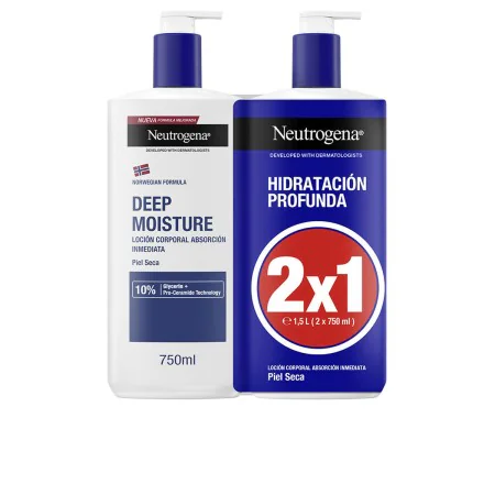 Body Lotion Neutrogena NEUTROGENA HIDRATACIÓN PROFUNDA 750 ml x 2 | Epamu | Beauty Shop - Parfums, Make-up & Essentials Epamu.eu