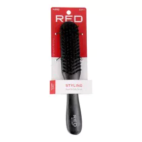 Detangling Hairbrush Red Kiss Kiss Rubberized Black Squared | Epamu | Beauty Shop - Parfums, Make-up & Essentials Epamu.eu