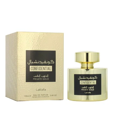 Perfume Unisex Lattafa EDP Confidential Private Gold 100 ml | Epamu | Beauty Shop - Parfums, Make-up & Essentials Epamu.eu