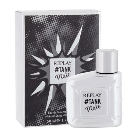 Herrenparfüm Replay EDT Tank Plate For Him (50 ml) | Epamu | Beauty Shop - Parfums, Make-up & Essentials Epamu.eu