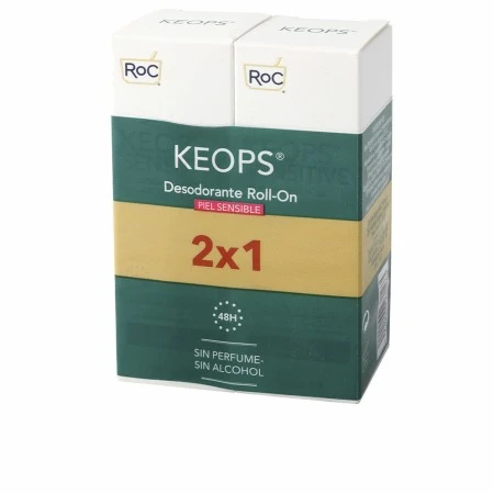 Desodorante Roll-On Roc Keops 2 x 30 ml Piel Sensible | Epamu | Beauty Shop - Parfums, Make-up & Essentials Epamu.eu