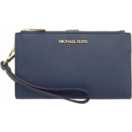 Kulturbeutel Michael Kors 35F8STVW0L-NAVY Blau Leder 19 x 11 x 3 cm | Epamu | Beauty Shop - Parfums, Make-up & Essentials Epamu.eu