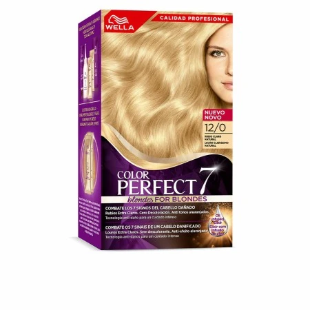 Dauerfärbung Wella Color Perfect 7 Nº 12/0 Graue Haare Helles Blond 60 ml | Epamu | Beauty Shop - Parfums, Make-up & Essentials Epamu.eu