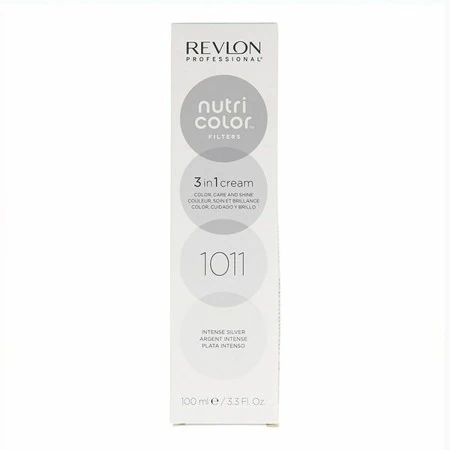 Coloração Permanente em Creme Revlon Nutri Color 3 em 1 1011 - Intense Silver Nº 1011 Intense Silver 100 ml | Epamu | Beauty Shop - Parfums, Make-up & Essentials Epamu.eu