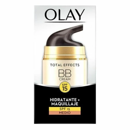 Hydrating Cream with Colour Olay Total Effects Bb Cream Spf 15 50 ml Medium (50 ml) | Epamu | Beauty Shop - Parfums, Make-up & Essentials Epamu.eu