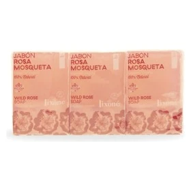 Pastilla de Jabón Rosa Mosqueta Lixoné (3 x 125 g) de Lixoné, Geles de ducha - Ref: S0576171, Precio: 5,43 €, Descuento: %