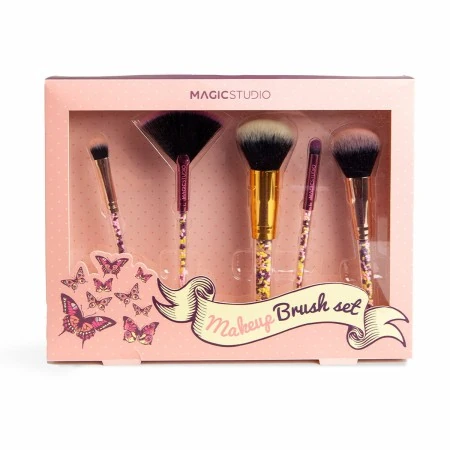 Set de Brochas de Maquillaje Magic Studio Pin Up (5 Piezas) | Epamu | Beauty Shop - Parfums, Make-up & Essentials Epamu.eu