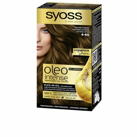 Dauerfärbung Syoss Oleo Intense Ohne Ammoniak Nº 4-60 Goldkastanie | Epamu | Beauty Shop - Parfums, Make-up & Essentials Epamu.eu