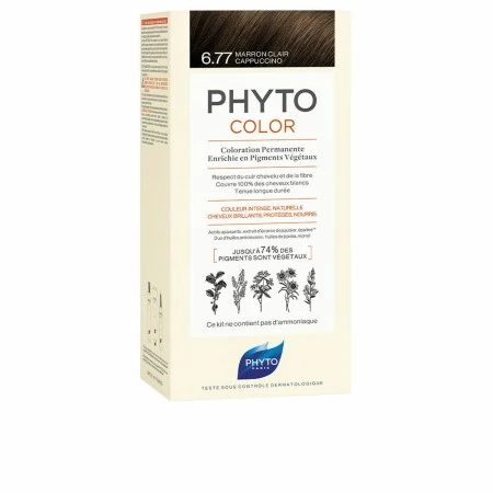 Permanent Colour PHYTO PhytoColor 6.77-marrón claro capuchino Ammonia-free | Epamu | Beauty Shop - Parfums, Make-up & Essentials Epamu.eu