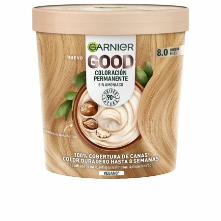 Dauerfärbung Garnier Good Nº 8.0 Blond (1 Stück) | Epamu.eu | Beauty Shop - Parfums, Make-up & Essentials Epamu.eu