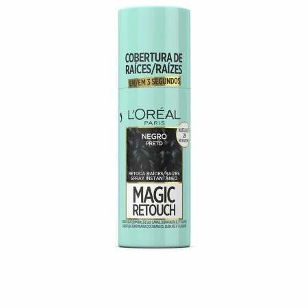 Spray Temporal Corretor de Raízes L'Oréal Paris Magic Retouch Preto 75 ml | Epamu.eu | Beauty Shop - Parfums, Make-up & Essentials Epamu.eu