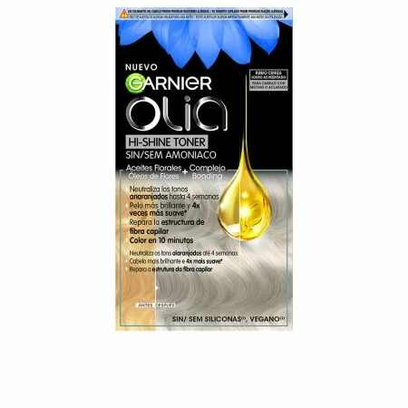 Semi-permanent Colourant Garnier Olia Hi-Shine Toner Ash Blonde Nº 9.1 Ammonia-free 3 Pieces | Epamu.eu | Beauty Shop - Parfums, Make-up & Essentials Epamu.eu