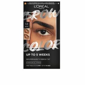 Augenbrauenfärber L'Oreal Make Up BROW COLOR Nº 1.0 Black Semi-permanent 4 Stücke von L'Oreal Make Up, Brauenstifte & -puder ...