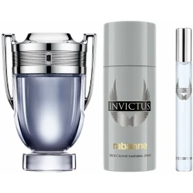 Set mit Herrenparfüm Paco Rabanne Invictus 3 Stücke von Paco Rabanne, Sets - Ref: S05127223, Preis: 93,42 €, Rabatt: %