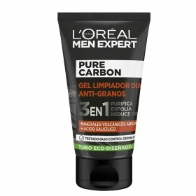 Facial Exfoliator L'Oreal Make Up Men Expert Pure Carbon Anti-acne 3-in-1 (100 ml) by L'Oreal Make Up, Scrubs - Ref: S0593027...