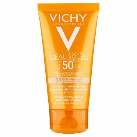 Protector Solar con Color Vichy Ideal Soleil BB SPF50 Crema (50 ml) | Epamu.eu | Beauty Shop - Parfums, Make-up & Essentials Epamu.eu