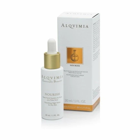 Sérum réparateur de nuit Nourish Alqvimia (30 ml) de Alqvimia, sérum pour le visage - Réf : S4500318, Prix : 46,86 €, Remise : %