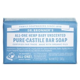 Savon Dr Bronner's Baby 140 g de Dr Bronner's, Savons et nettoyants pour les mains - Réf : M0113745, Prix : 9,21 €, Remise : %