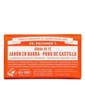 Barra de Sabão Dr Bronner's 140 g Árvore-do-chá de Dr Bronner's, Barras de sabão e sabonete líquido para mãos - Ref: M0115293...