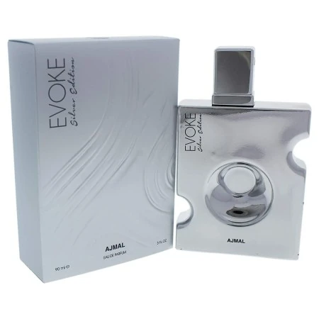 Men's Perfume Ajmal EDP Evoke Silver For Him (90 ml) | Epamu.eu | Beauty Shop - Parfüms, Make-up & Essentials Epamu.eu