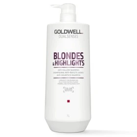 Tinting Shampoo for Blonde hair Goldwell Dualsenses Blondes & Highlights 1 L by Goldwell, Shampoos - Ref: S8316946, Price: 21...