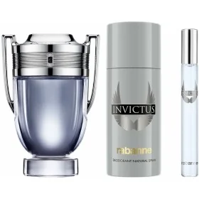 Conjunto de Perfume Homem Paco Rabanne Invictus 3 Peças de Paco Rabanne, Conjuntos - Ref: S05127223, Preço: 91,64 €, Desconto: %