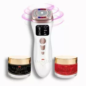 Massaggiatore Viso con Radiofrequenza, Fototerapia ed Elettrostimolazione Drakefor HACKER Nero 3 Pezzi | Epamu | Beauty Shop - Parfums, Make-up & Essentials Epamu.eu